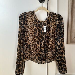 Leopard Print Blouse